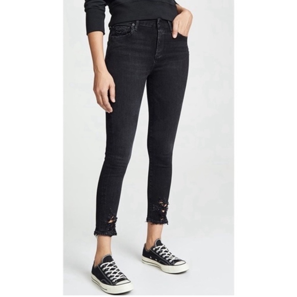 🚨LAST CHANCE🚨 AGOLDE denim size 27 Sophie Mid Rise Skinny Crop - Temple skinny